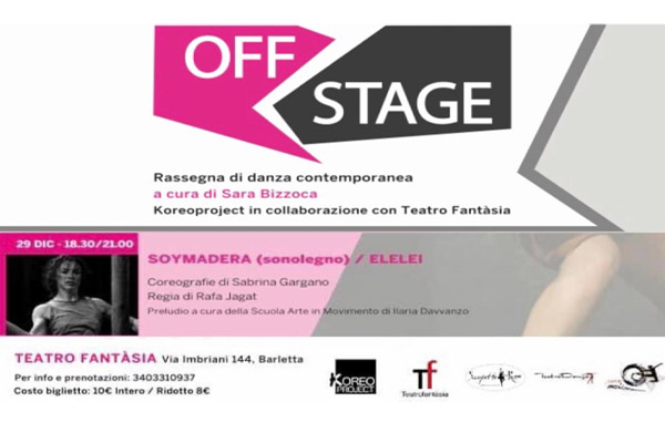 Soymadera (sonolegno) / Elelei - Teatro Fantasia - Barletta - biglietti