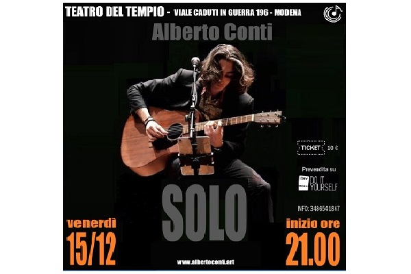 Alberto Conti - Teatro del Tempio - Modena - Biglietti