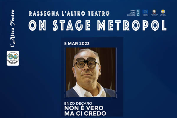 Enzo De Caro - Teatro Metropol - Corigliano - Biglietti