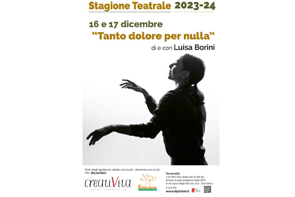 Molto dolore per nulla - Sala BCC - San Salvo - Biglietti - Associazione Creati-Vita