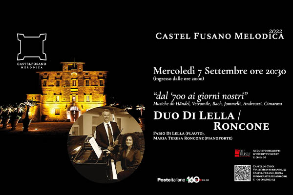 Biglietti - Duo Di Lella Roncone - Castel Fusano Melodica - Roma (RM) 