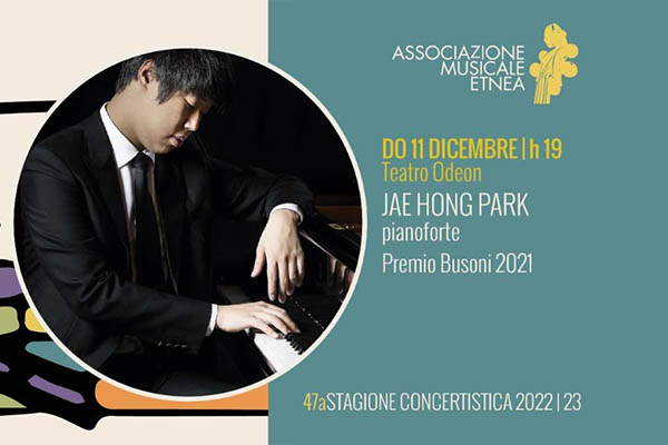 Jae Hong Park - Cine Teatro Odeon - Catania - Biglietti