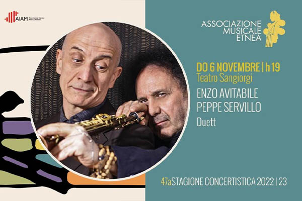 Peppe Servillo e Enzo Avitabile Duet - Teatro San Giorgi - Catania - BIglietti