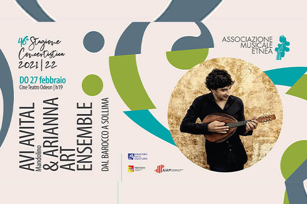 Avi Avital, mandolino, Arianna Art Ensemble, Dal Barocco a Sollima - Catania - Biglietti