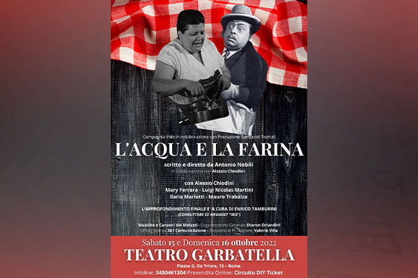 L'acqua e la farina - Teatro Garbatella - Roma - Biglietti