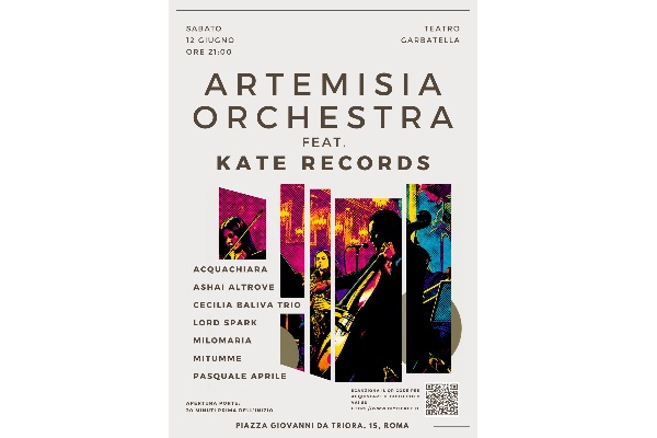 Biglietti - Artemisia Orchestra ft Kate Records - Teatro Garbatella - Roma (RM)