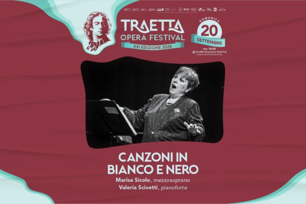 Biglietti - TOF 2026 Canzoni in Banco e Nero - Teatro T. Traetta - Bitonto (BA)