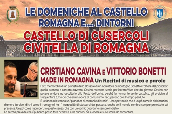 Cavina e Bonetti - Castello di Cusercoli - Civitella di Romagna - Biglietti
