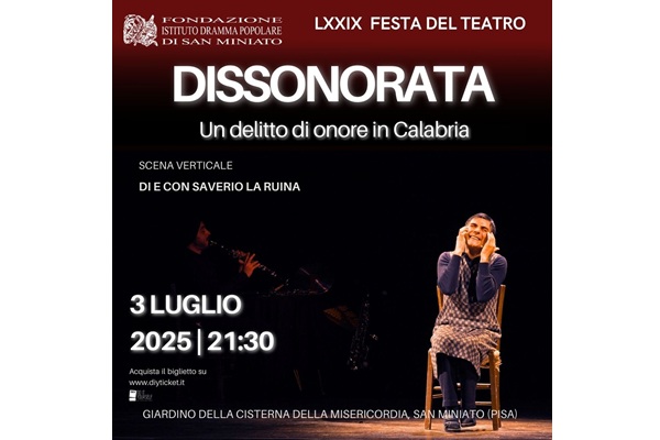 Dossonorata - Saverio La Ruina - San Miniato - Biglietti
