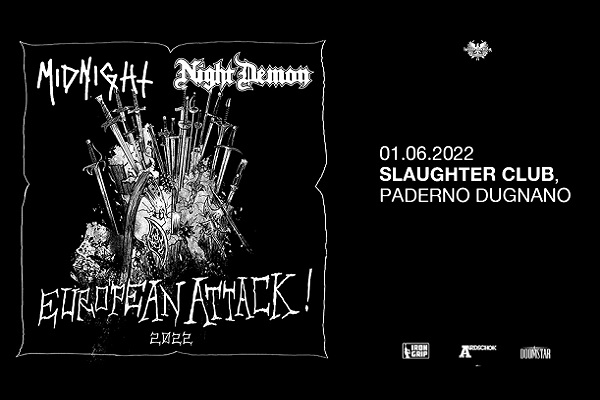 Midnight + Night Demon - Slaughter Club - Paderno Dugnano- Milano - Biglietti