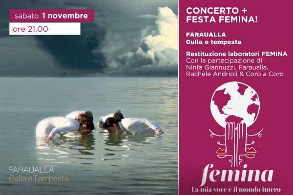 CONCERTO FARAUALLA + FESTA FEMINA!