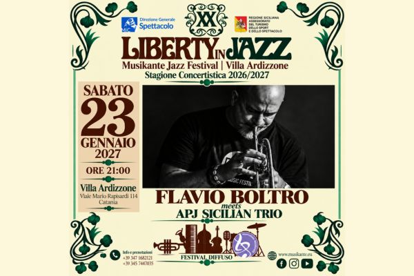 Biglietti - Flavio Boltro meets APJ Sicilian Trio - Villa Ardizzone - Catania (CT)