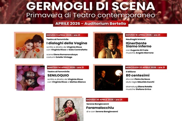 Abbonamento Teatro al Femminile - Auditorium Bertello - Borgo San Dalmazio