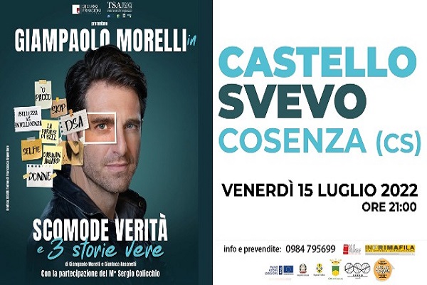Giampaolo Morelli - Castello Svevo - Cosenza - Biglietti