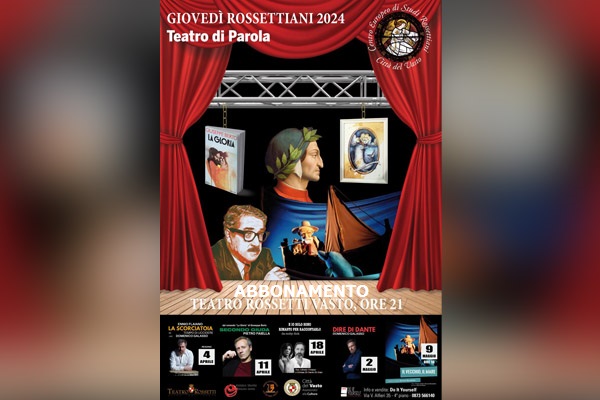 Abbonamento - Giovedì Rossettiani 2024 - Teatro Rossetti - Vasto (CH)