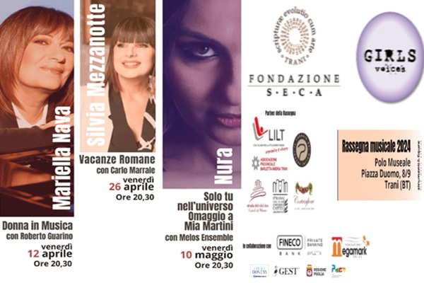 Abbonamento Girls Voices - Rassegna Musicale 2024 - Polo Museale Trani