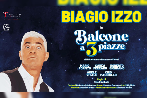 Biglietti - Biagio Izzo - Balcone a 3 piazze - Cinema Teatro Traiano - Terracina