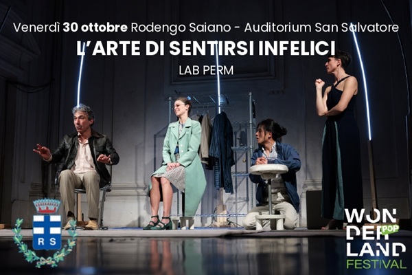  Biglietti - L'Arte di rendersi infelici - Lab Perm - Teatro San Salvatore