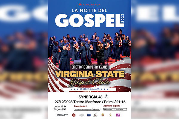 Biglietti - La notte del Gospel - Teatro Manfroce - Palmi (RC) - Via Roma, 13