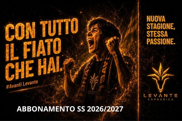 Abbonamento ASD Levante Caprarica SS 26/27 - Pala Don Bosco