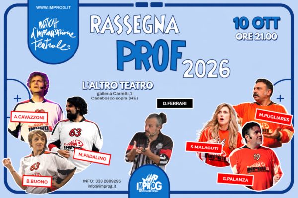 Biglietti - Match d'improvvisazione teatrale -10 Ottobre 2026 - L'Altro Teatro