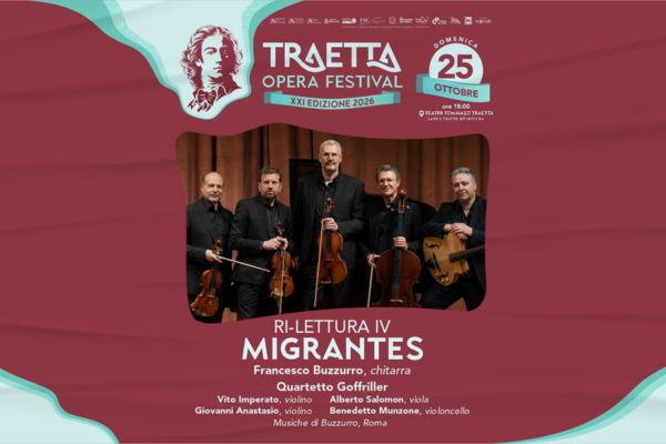 Biglietti - TOF 2026 Ri-Lettura IV - Migrantes - Teatro T. Traetta - Bitonto (BA)