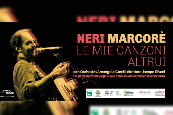 Neri Marcore' - Le mie Canzoni Altrui - Arena Palazzo Bellini - Comacchio - Biglietti