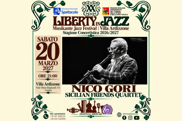 Biglietti - Nico Gori - Sicilian Friends - Villa Ardizzone - Catania (CT)