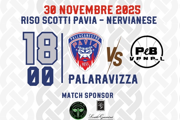 Pallacanestro Pavia 1933 - Nervianese 1919 - Biglietti Basket