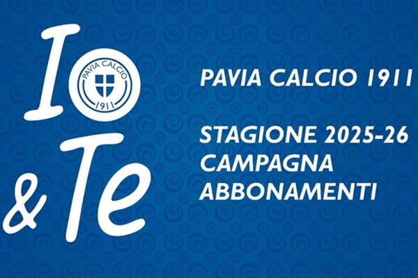 Abbonamento Pavia Calcio 1911 Stagione 2025/26 - solo partite in casa