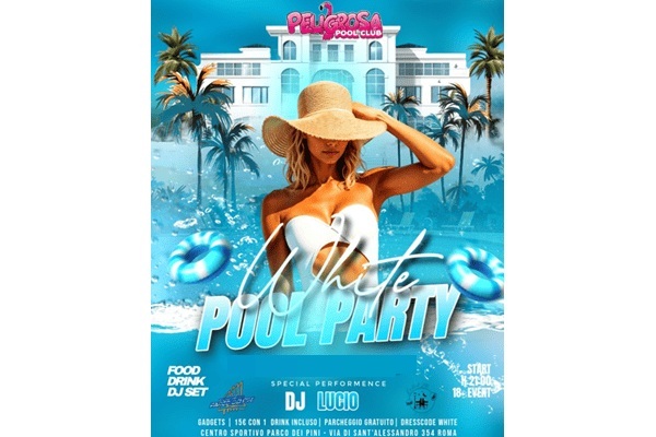 PELIGROSA - POOL PARTY white