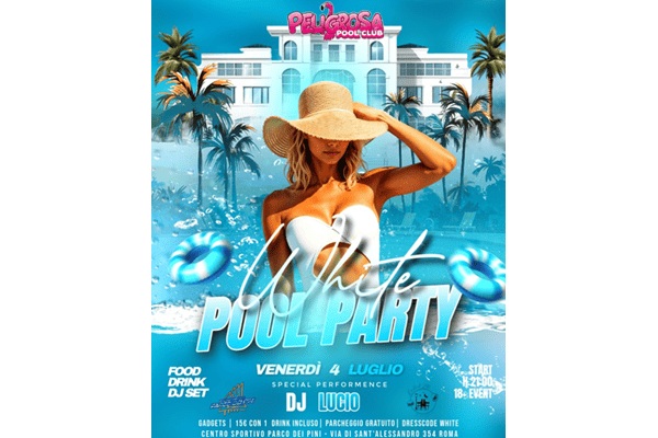 PELIGROSA - POOL PARTY white