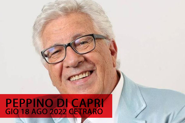 Peppino Di Capri - Porto Turistico - Cetraro - Biglietti