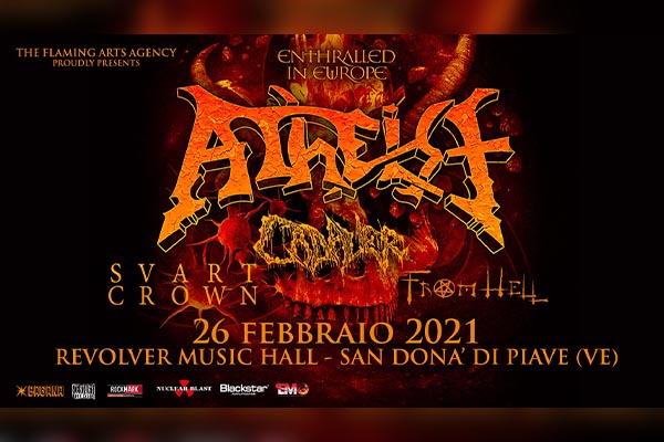 Biglietti - Atheist - Discoteca Revolver - San Dona' di Piave (VE)
