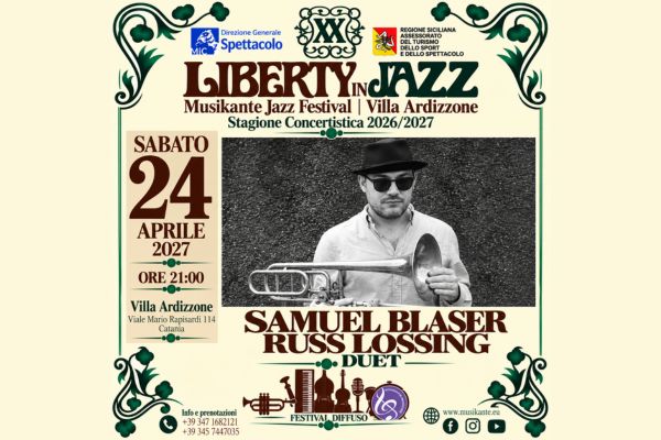 Biglietti - Samuel Blaser-Russ Lossing Duet - Villa Ardizzone - Catania (CT)