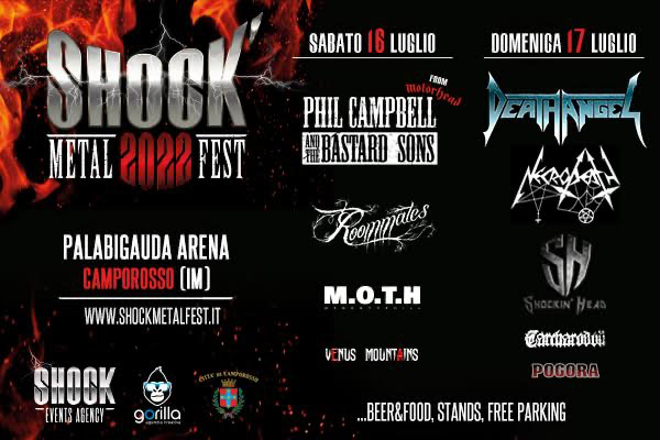 Abbonamento SHOCK METAL FEST 2022 - PalaBigauda - Camporosso (IM) - Biglietti