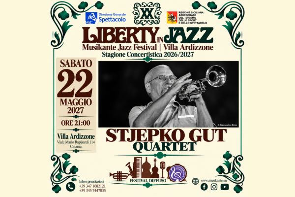 Biglietti - Stjepko Gut 4et - Villa Ardizzone - Catania (CT) - Viale Mario Rapisardi