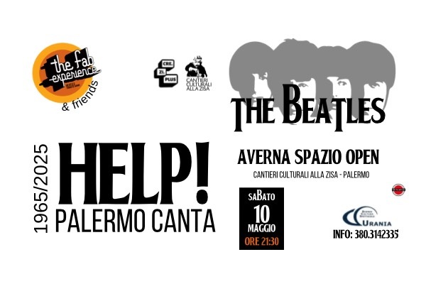 Help! Palermo canta i Beatles - Averna Spazio Open - Biglietti
