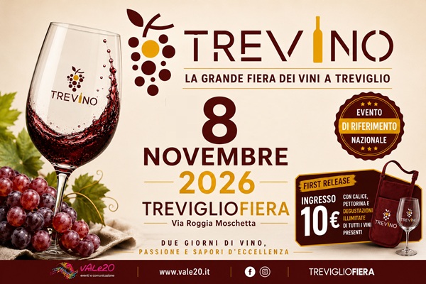 Trevino - domenica 8 Novembre - Treviglio Fiera - BIglietti