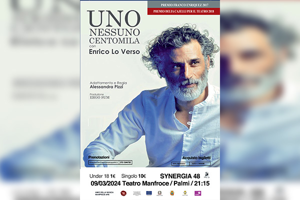 Biglietti - Uno, nessuno, centomila - Teatro Manfroce - Palmi (RC)