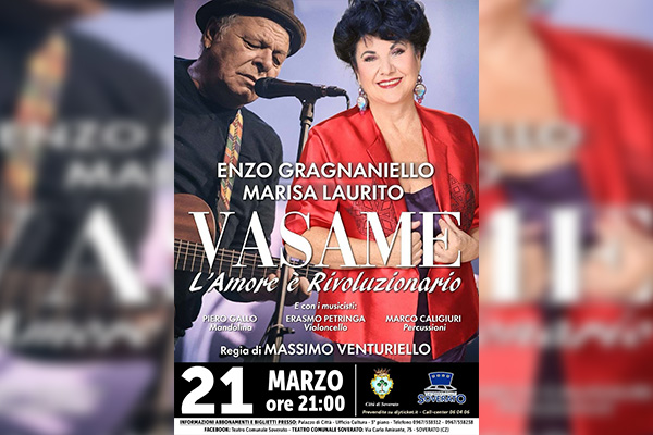Biglietti - Vasame - Teatro Comunale - Soverato (CZ) - via C. Amirante 75 
