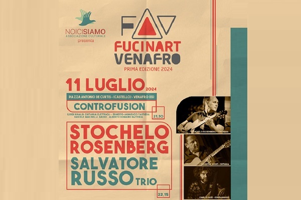 Fucinart Venafro - Controfusion - Salvatore Russo Trio - S. Rosenberg - Biglietti