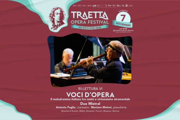 Biglietti - TOF 2026 Ri-Lettura VI - Voci d'opera - Teatro T. Traetta - Bitonto (BA)