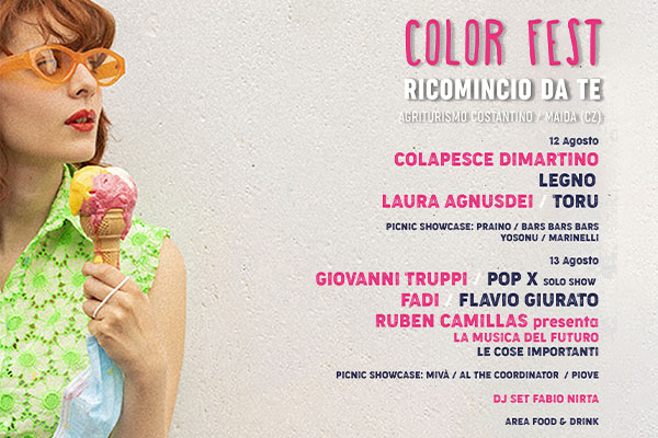 Abbonamento - Color Fest 2020 - Agriturismo Costantino - Maida