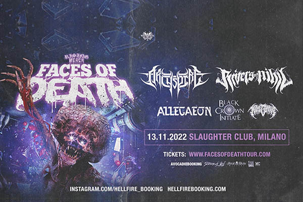 Rising Merch Faces Of Death - Slaughter Club Paderno Dugnano