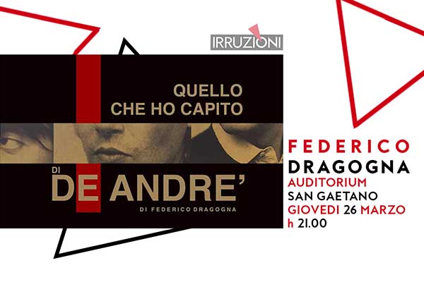Biglietti - Federico Dragogna - Auditorium San Gaetano