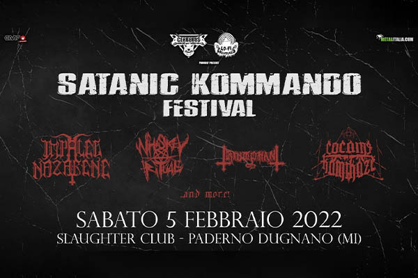 Biglietti - Satanic Kommando Festival - Slaughter Club - Paderno Dugnano 