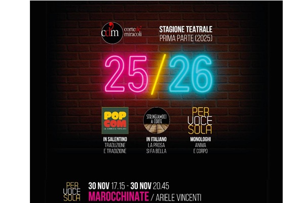 Marocchinate - Corte de Miracoli - Maglie - Biglietti Teatro