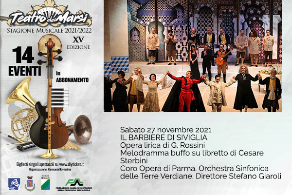 Il Barbiere di Siviglia - Teatro dei Marsi - Avezzano (AQ)