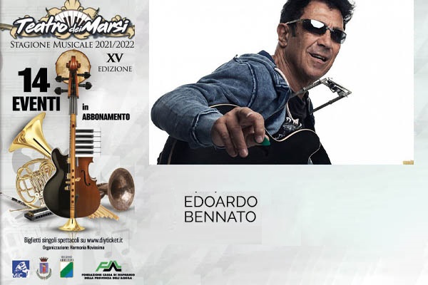 Edoardo Bennato in concerto - Teatro dei Marsi Avezzano L'Aquila